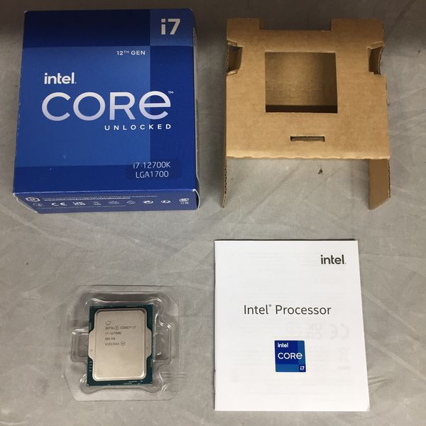 インテルCore i7-12700K プロセッサー BOX