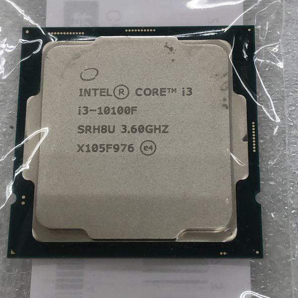 【完売しました】Intel Core i3 10100F 本体のみ 完売しました】Intel Core i3 10100F 本体のみ