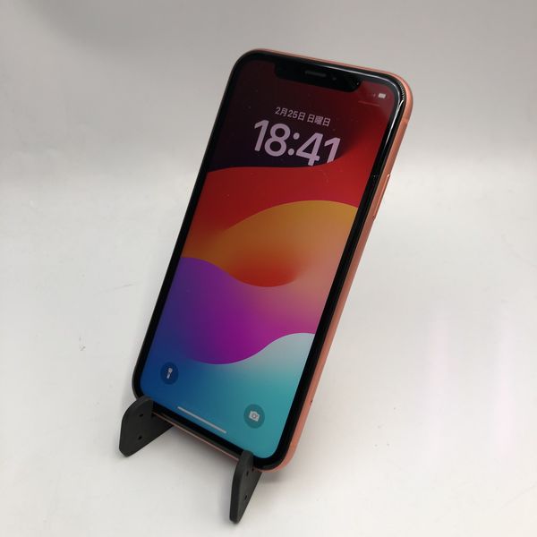 ジャンク】 MT062J/A iPhone XR 64GB レッド SoftBank（画面割れ