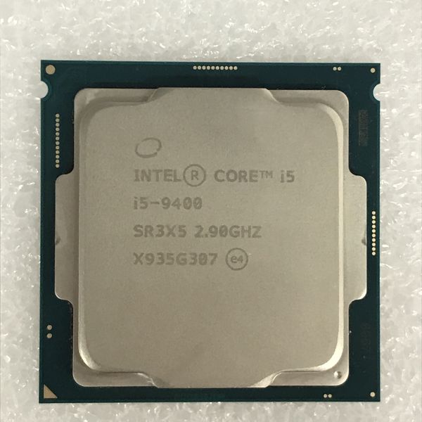 【動作品】Intel core i5 9400 2枚セット 動作品】Intel core i5 9400 2枚セット Intel Core i5-9400 2枚セット