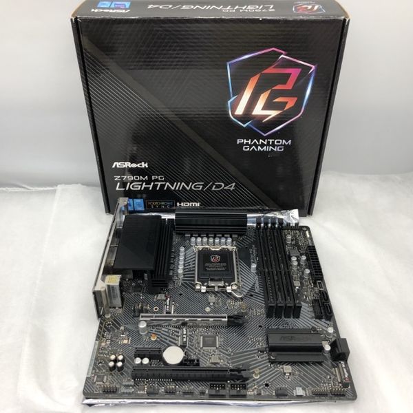 ASRock 〔中古〕Z790M PG Lightning/D4 / LGA1700 /DDR4メモリ