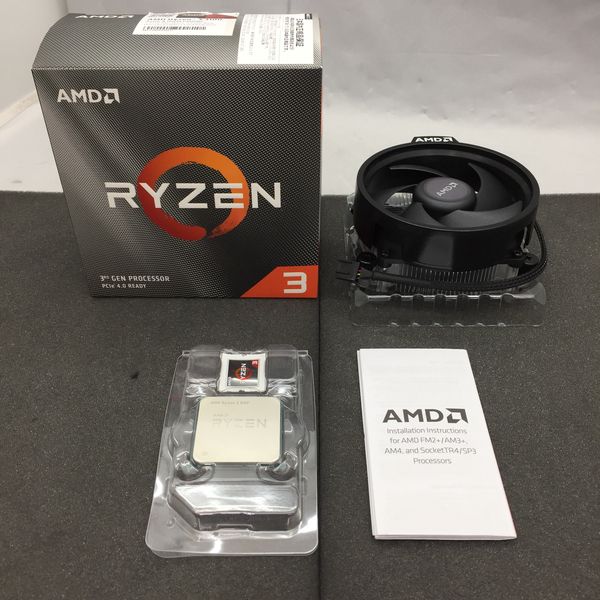 【中古】AMD Ryzen 3 3100 BOX Ryzen 3 3100 4-Core, 8-Thread Unlocked Desktop Processor