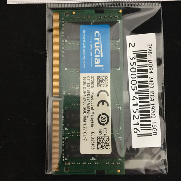 （中古） デスクトップ用　DDR4-2400 16GB x 2枚 合計32GB ddr4 （中古） デスクトップ用 DDR4-2400 16GB x 2枚 合計32GB 2400