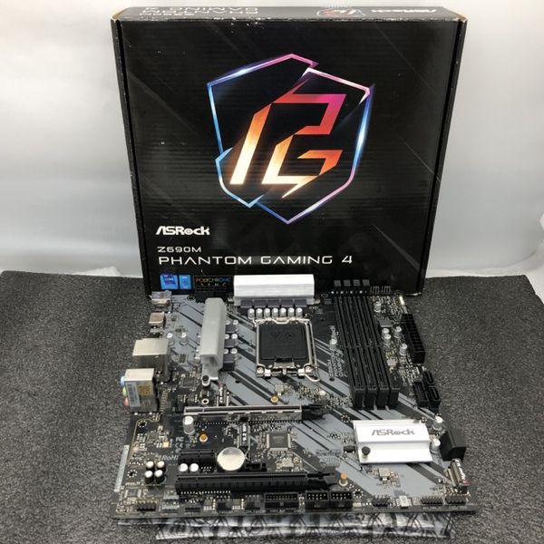 ASRock 〔中古〕Z690M Phantom Gaming4 /LGA1700/DDR4メモリ対応