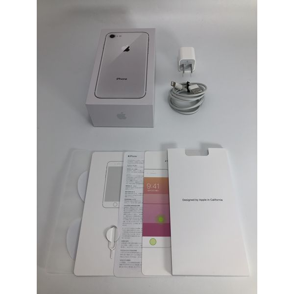 iPhone8 64GB MQ792J/A auSIMロック【7-9】 APPLE 〔中古〕iPhone8 64GB MQ792J/A Silver auSIMロック解除品