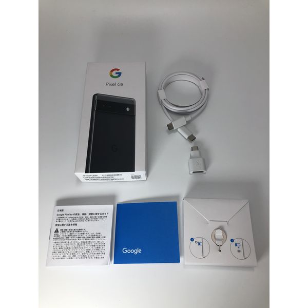 Google 〔中古〕Google Pixel6a 128GB GB17L Charcoal auSIMロック解除  