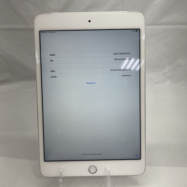 iPad mini4 simフリー スペースグレー simフリー iPadmini4 セルラー