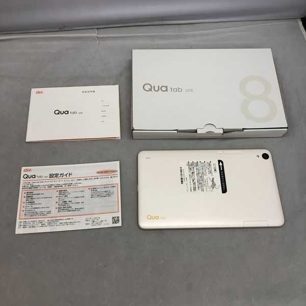 tab QZ8 Qua KYT32 KYOCERA オフホワイト KYT32SWA au Tab ｵﾌﾎﾜｲﾄ au
