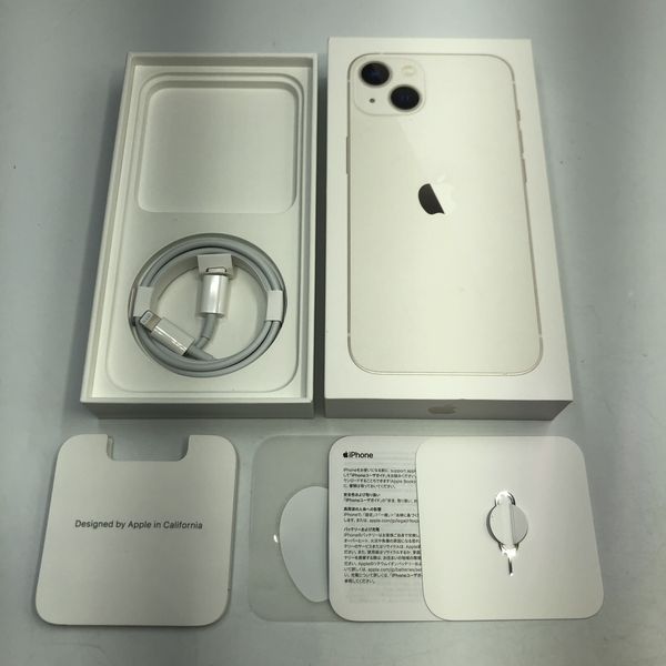 APPLE 〔中古〕iPhone13 256GB スターライト MLNJ3J/A au対応（中古 