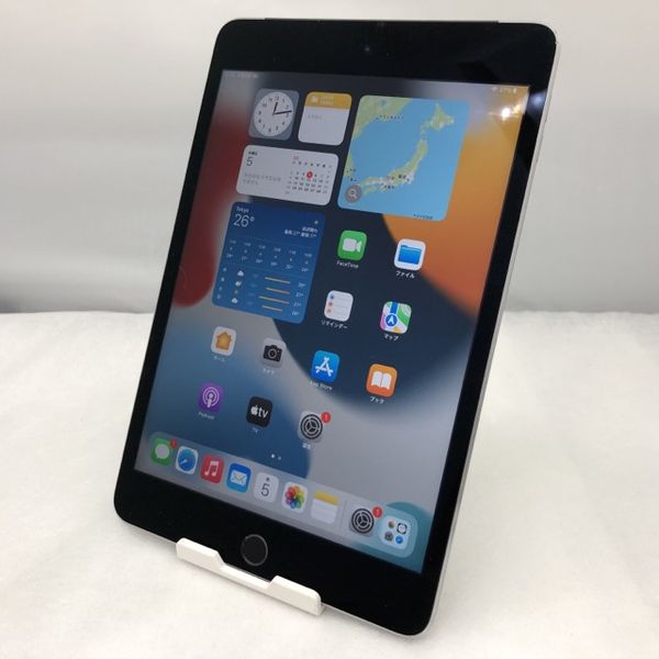 APPLE 〔中古〕iPad mini4 Wi-Fi+Cellular(キャリア:au)128GB スペース 