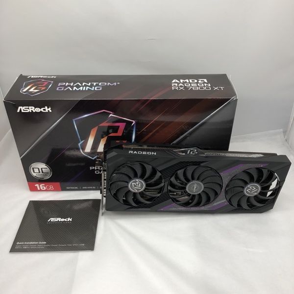 ASRock 〔中古〕RX7800XT PG 16G0（中古保証1ヶ月間