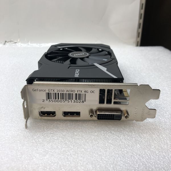 【中古】 MSI AERO ITX GeForce GTX 1650 MSI 〔中古〕GeForce GTX 1650 AERO ITX 4G OC（中古保証1ヶ月間