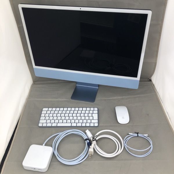 APPLE 〔中古〕iMac (24-inch・M1・2021) MGPK3J/A ブルー Apple M1
