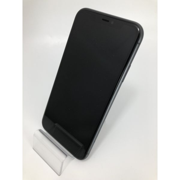 iPhone11 ブラック 64GB 動作確認済み APPLE 〔中古〕iPhone11 64GB MHDA3J/A Black auSIMロック解除品（中古