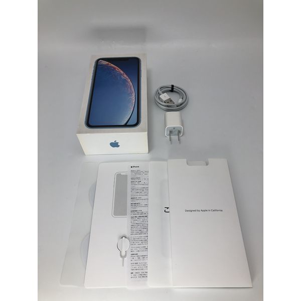 【箱付き】iPhoneXR 本体 64GB blue iPhoneXR 64GB 本体 ブルー 箱付き iPhoneXR 64GB ブルー 箱付き