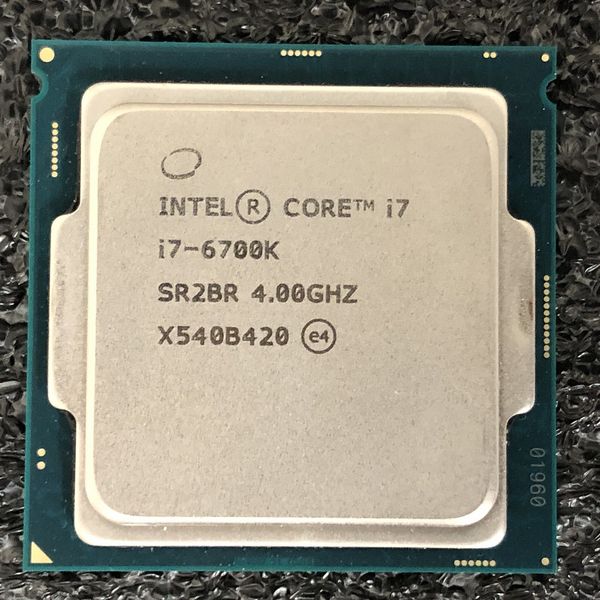 CPU Intel Core i7-6700k 中古