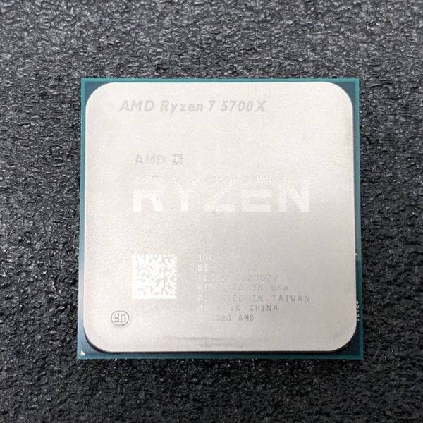中古動作品 AMD Ryzen 7 5700X AM4 CPU New) AMD Ryzen 7 5700X 8 Core 16 Thread AM4 Unlocked 3.4 GHz