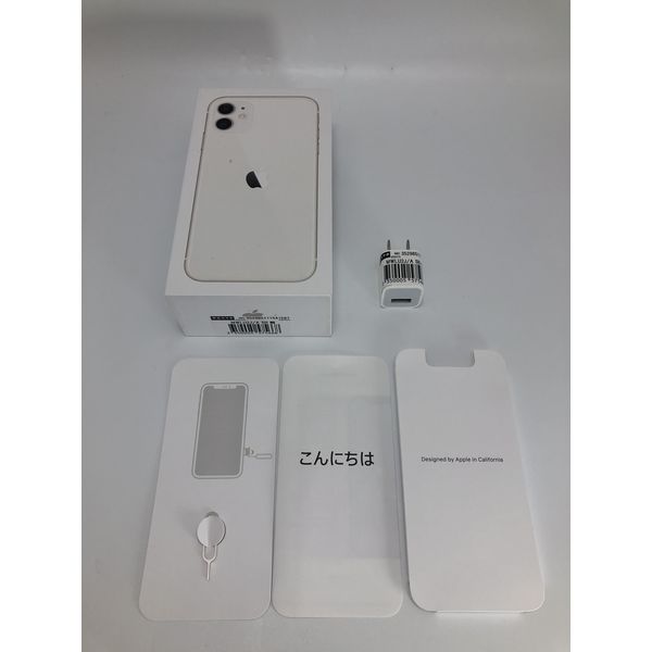 SoftBank 【SIMロックなし】MWM22J/A iPhone 11 128GB 志す ホワイト 