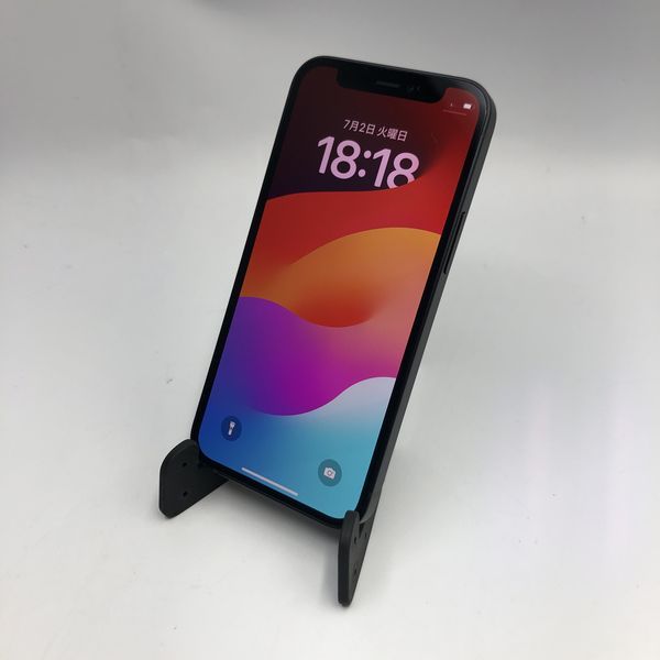 ● 美品 iPhone12mini 256GB SIMフリーMGDR3J/A Apple 中古 iPhone12 mini 256GB ブラック MGDR3J／A SIMフリー