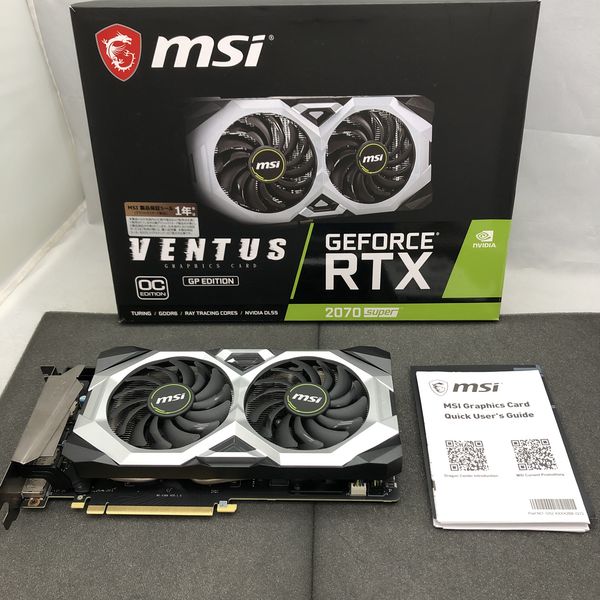 MSI 〔中古〕GeForce RTX 2070 SUPER VENTUS GP OC（中古保証1ヶ月間