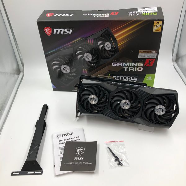 MSI Gaming x Trio GeForce RTX 3070 中古 中古】MSI GeForce RTX 3070 GAMING X TRIO RTX3070/8GB(GDDR6