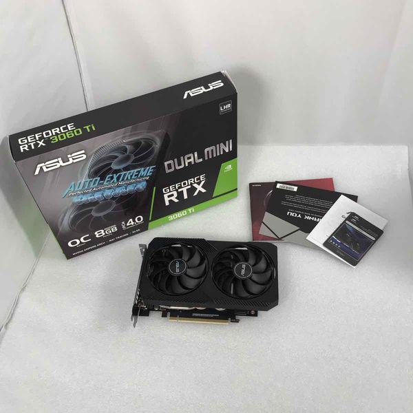 ASUS DUAL RTX3060TI O8G MINI V2 ASUS GeForce RTX 3060 Ti Dual Mini