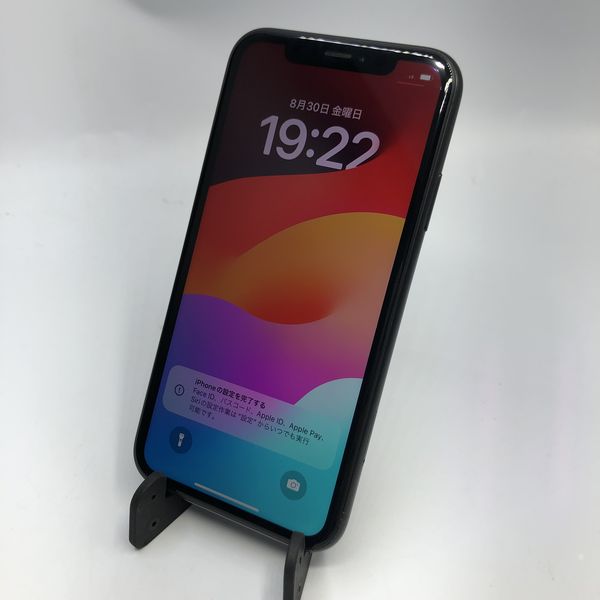 Apple - 【中古品】iPhone XR SIMロック解除済  64GB MT002JA ブラック SIMロック解除済】au iPhoneXR A2106 (MT002J/A) 64GB ブラック