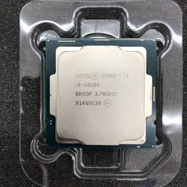 corei3 10105 中古 中古】Intel Core i3-10105 (3.7GHz/TB:4.4GHz) Bulk LGA1200/4C