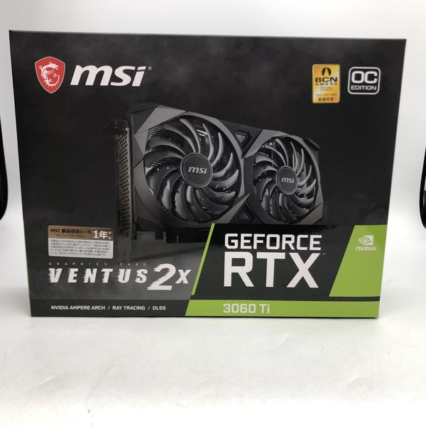 MSI GeForce RTX 3060 Ti VENTUS 2X 新品未開封 GeForce RTX 3060 Ti VENTUS 2X 8G OCV1 | MSI グラフィック