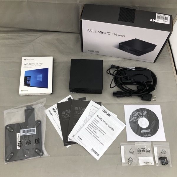 ジャンク品 ASUS MiniPC PNシリーズ 本体と付属品 ジャンク品 ASUS