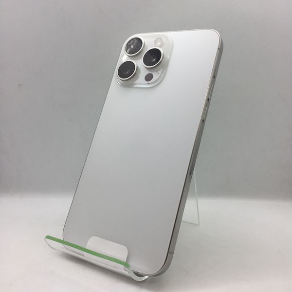 APPLE 〔中古〕iPhone15ProMax 256GB ホワイトチタニウム MU6Q3J/A SIM 