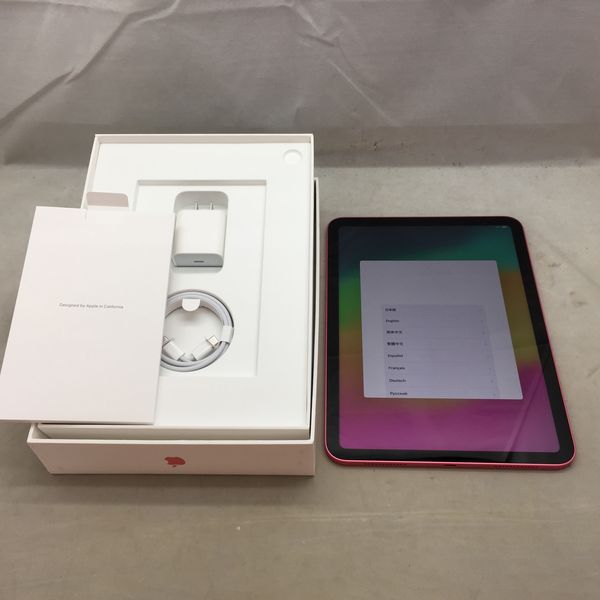 10.9第10世代iPad Wi‑Fiモデル 256GB - ピンク AC+付き