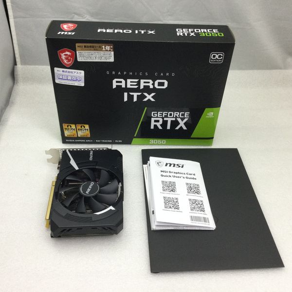 MSI 〔中古〕GeForce RTX3050 AERO ITX 8G OC（中古保証1ヶ月間
