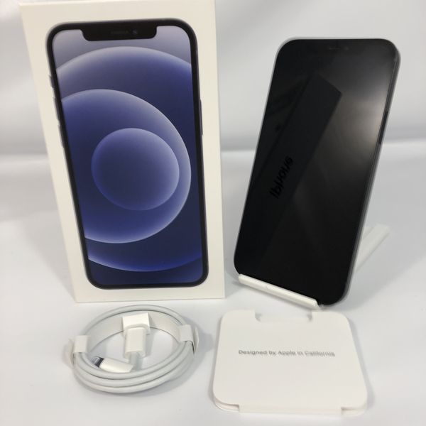 APPLE 〔中古〕iPhone12 128GB ブラック MGHU3J/A au対応 SIMロック