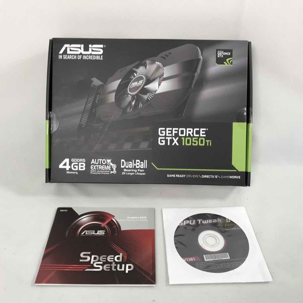 ASUS 〔中古〕GeForce GTX 1050Ti PH-GTX1050TI-4G（中古保証1ヶ月間
