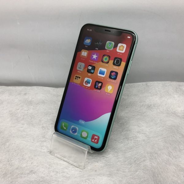 【SIMロック解除済み】iPhone11 64GB グリーン 80％ A2221 美品 iPhone11 64GB グリーン SIMロック解除済み MWLY2J/