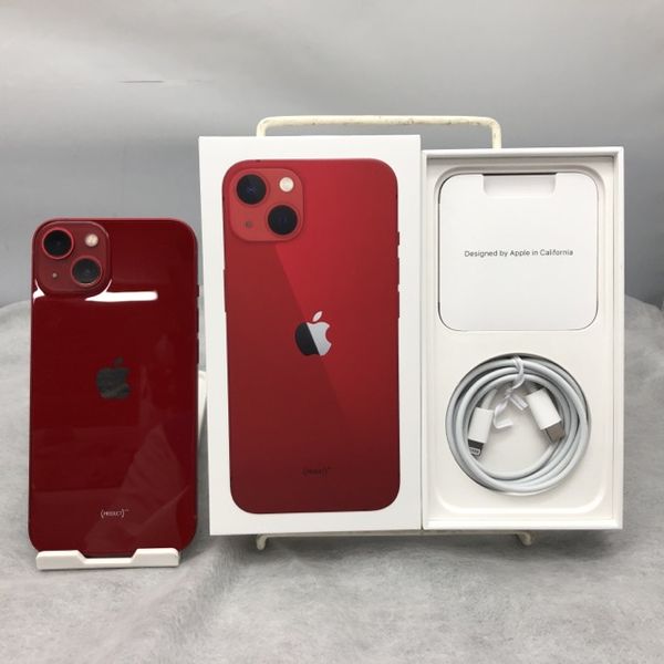APPLE 〔中古〕iPhone13 128GB レッド MLNF3J/A 楽天対応（中古保証1 