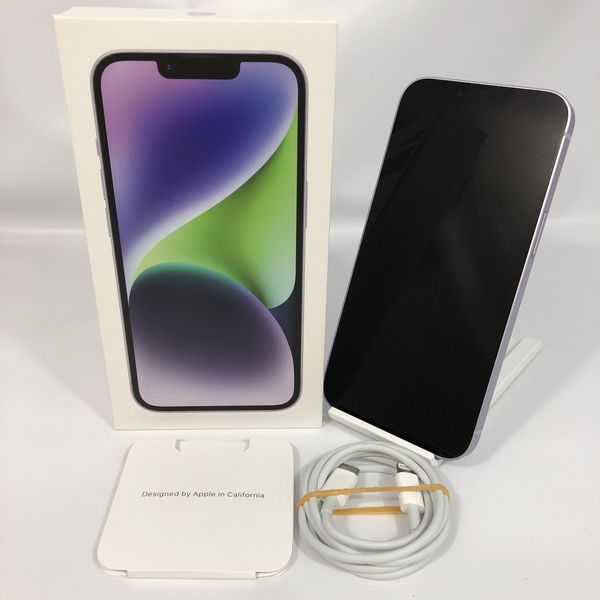 APPLE 〔中古〕iPhone14 128GB パープル MPUY3J/A SIMフリー版（中古
