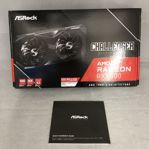 ASRock Radeon RX 6600 8GB 中古 ASRock 〔中古〕Radeon RX 6600 Challenger ITX 8G（中古1ヶ月