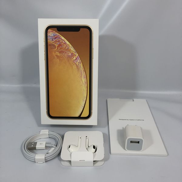 Apple - 【中古品】iPhone XR SIMロック解除済  64GB MT082JA イエロー APPLE 〔中古〕iPhone XR 64GB イエロー MT082J/A SoftBank対応