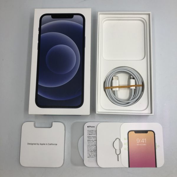 APPLE 〔中古〕iPhone12 64GB ブラック MGHN3J/A docomo対応 SIMロック