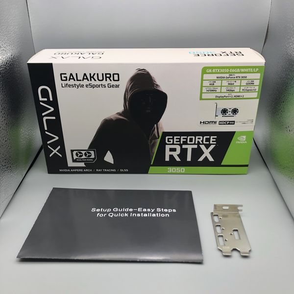玄人志向 〔中古〕GK-RTX3050-E6GB/WHITE/LP（中古保証1ヶ月間
