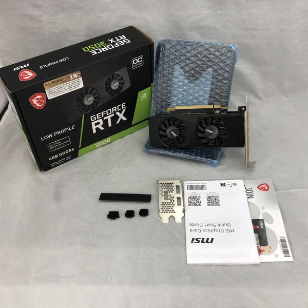 MSI 〔中古〕GeForce RTX 3050 LP 6G OC（中古保証1ヶ月間