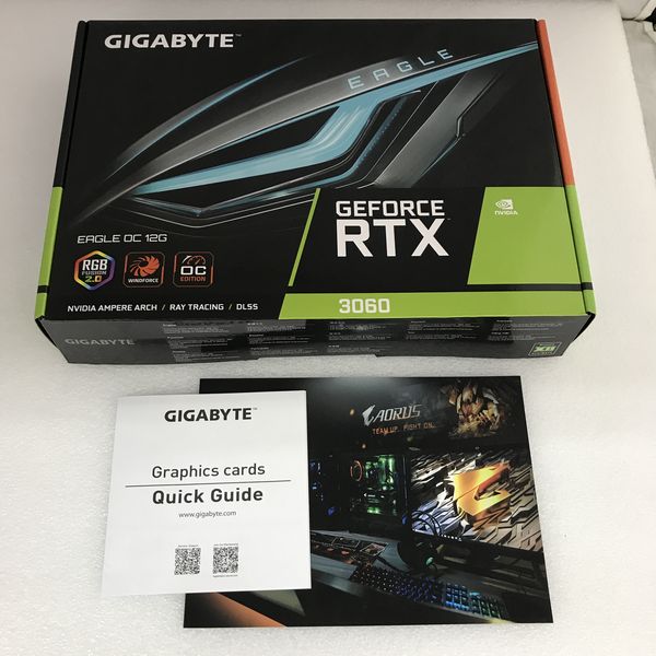 GIGABYTE 〔中古〕GV-N3060EAGLE OC-12GD（中古保証1ヶ月間