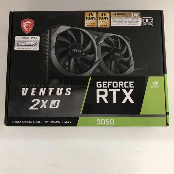 MSI 〔中古〕GeForce RTX3050 VENTUS 2XJ 8G OC（中古保証1ヶ月間