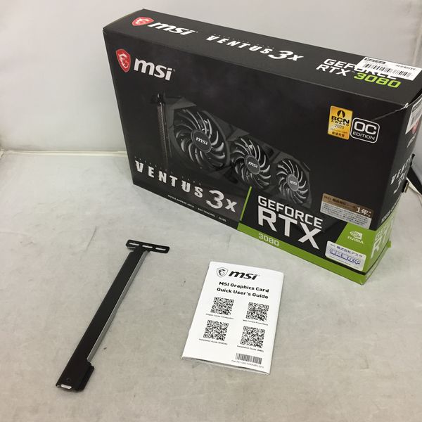 中古　GeForce RTX 3080 VENTUS 3X 10G OC MSI 〔中古〕GeForce RTX 3080 VENTUS 3X 10G OC（中古保証1ヶ月