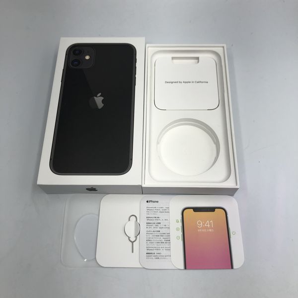 APPLE 〔中古〕iPhone11 64GB ブラック MHDA3J/A au対応 SIMロック解除