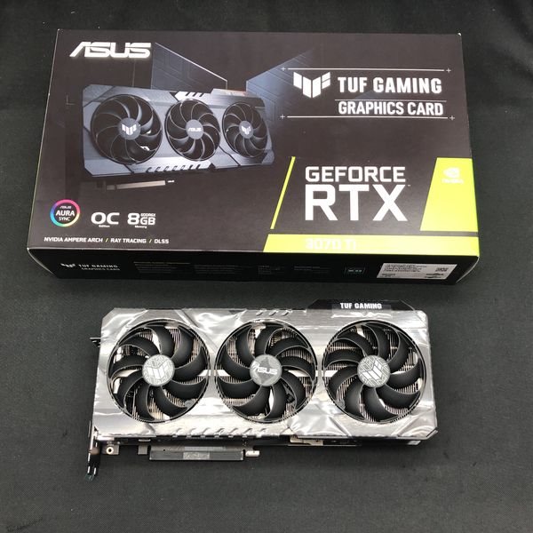 ASUS TUF GAMING RTX3070ti 中古品 ASUS TUF Gaming GeForce RTX 3070 Ti OC 8GB GDDR6X Graphics