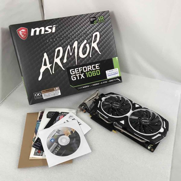 MSI 〔中古〕GeForce GTX 1060 6GB GDDR5（中古保証1ヶ月間