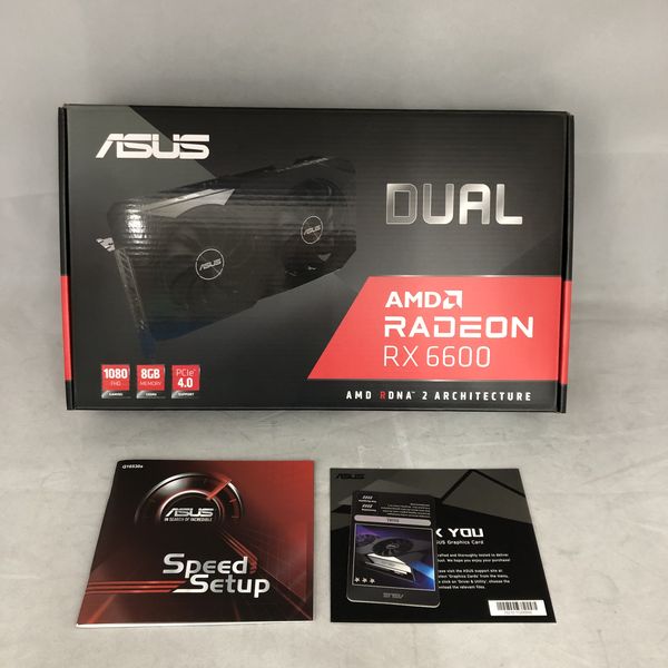 DUAL-RX6600XT-08G ASUS 中古品 ASUS 〔中古〕DUAL-RX6600-8G（中古保証1ヶ月間） | パソコン